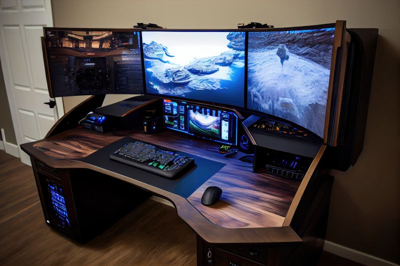 Built In Desk Installation in Annapolis, MD