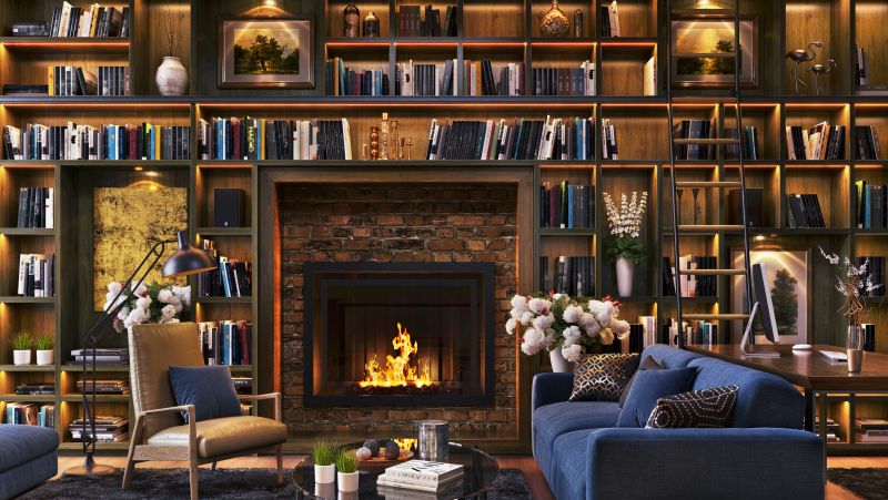Fireplace Cabinet Installation in Woodbridge, VA